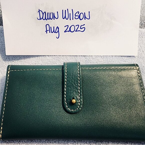 Portland Leather Goods (PLG) Trifold Wallet in Peacock - Picture 1 of 3